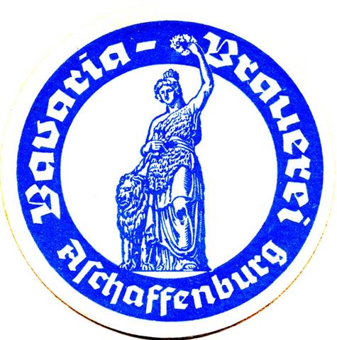 aschaffenburg ab-by bavaria rund 1-3a1b (215-bavaria brauerei-blau)